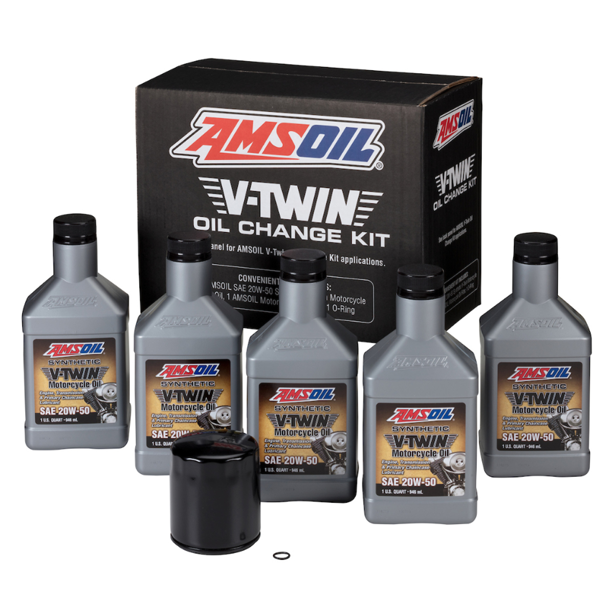 AMSOIL | קיט שמנים להארלי דווידסון | שמני מנוע לאופנועים